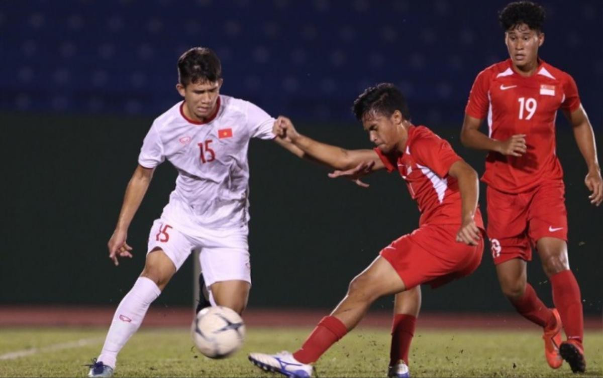 U18 Việt Nam 'đè bẹp' U18 Singapore Ảnh 1