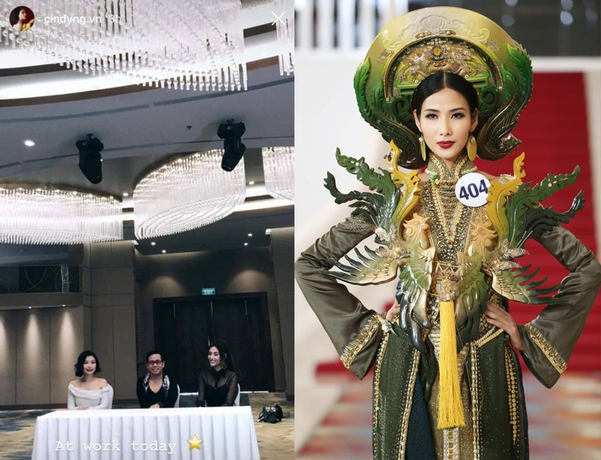 Hoàng Thùy diện National Costume lộng lẫy, Võ Hoàng Yến sẵn sàng chặt chém trình catwalk? Ảnh 3