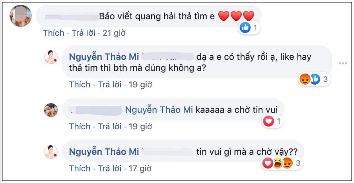 Chỉ bằng comment này, 'bạn gái tin đồn' của Quang Hải đã dập tan nghi vấn hẹn hò Ảnh 2