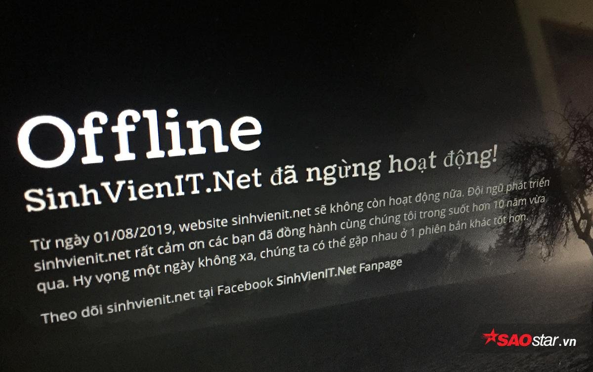 Diễn đàn 'huyền thoại' với dân 8X một thời SinhVienIT.net chính thức dừng hoạt động Ảnh 1