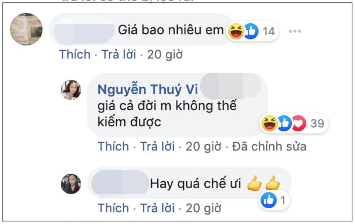 Đây là phản ứng siêu 'gắt' và thông minh của Thuý Vi khi bị anti-fan cà khịa: 'Giá bao nhiêu em?' Ảnh 2