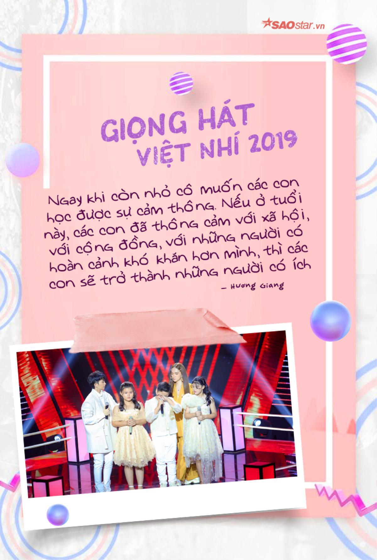 The Voice Kids 2019: Hương Giang duyên dáng làm 'hoa hậu thân thiện', Dương Cầm rơi nước mắt vì trò cưng Ảnh 5