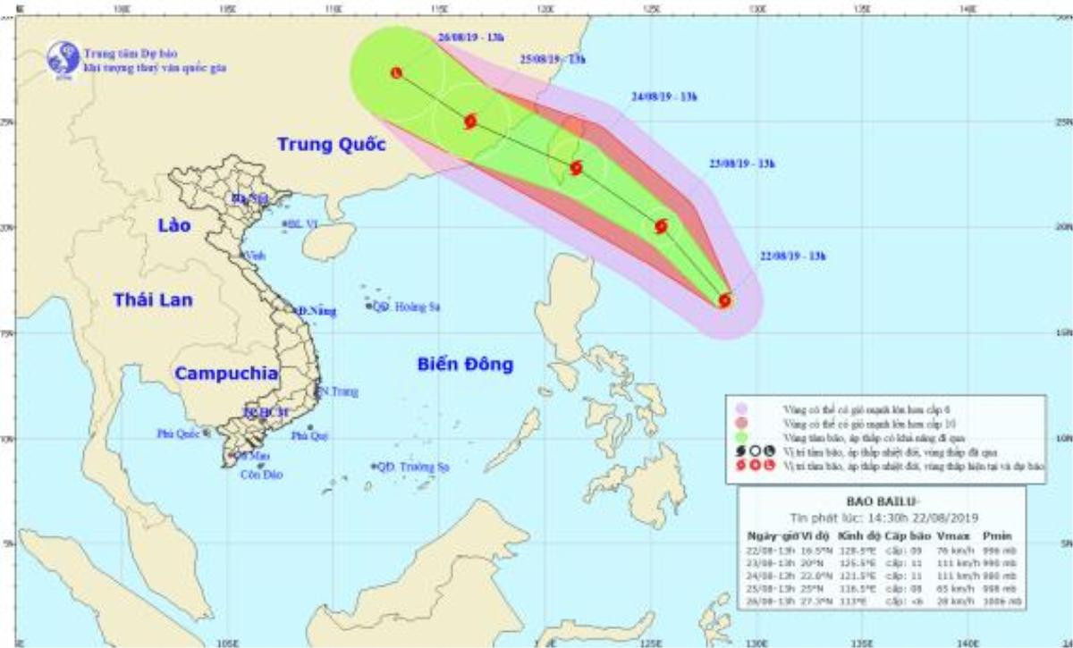 Bão Bailu hoạt động gần biển Đông gây gió giật cấp 11 Ảnh 1