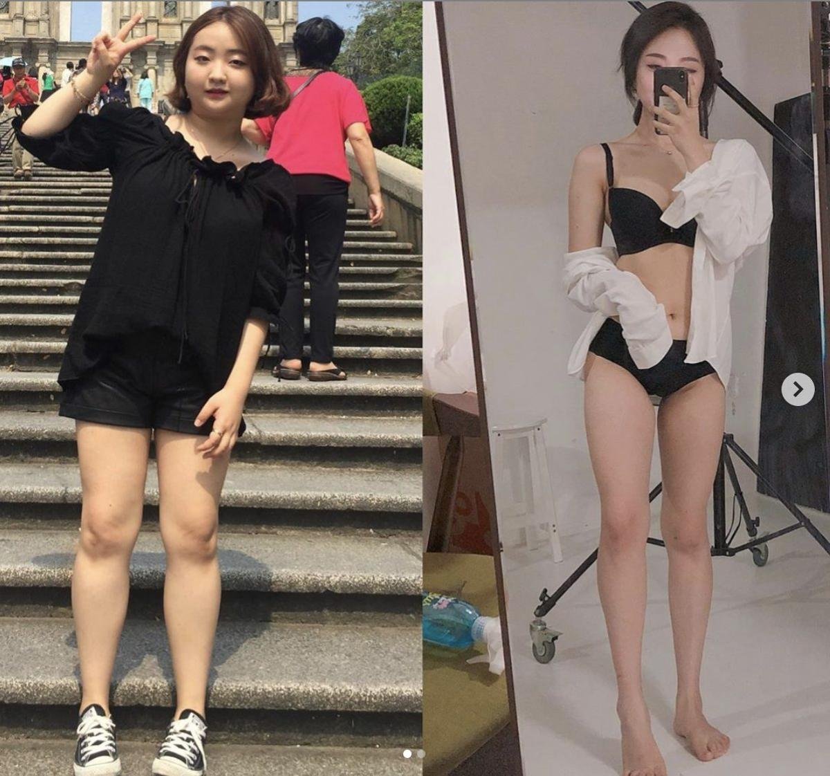 Gái Hàn gây sốt Instagram vì ca giảm cân thần kỳ: 'Triệt tiêu' 28 ký, trở thành hotgirl kiêm PT xinh đẹp Ảnh 13