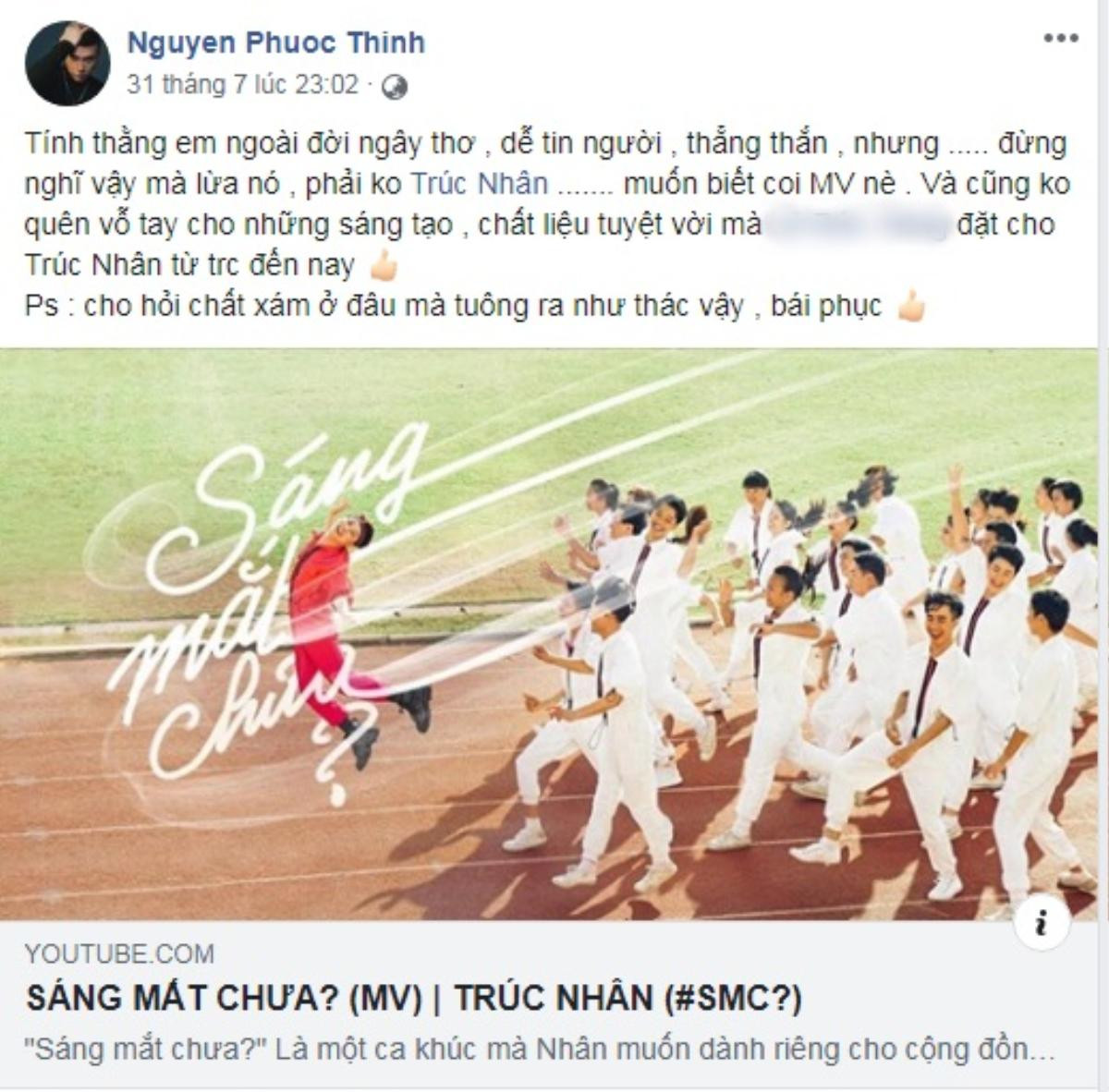 Xin trân trọng giới thiệu: Nam đồng nghiệp có tâm dành cả thanh xuân để share nhạc nghệ sĩ khác cho…. Noo Phước Thịnh Ảnh 1