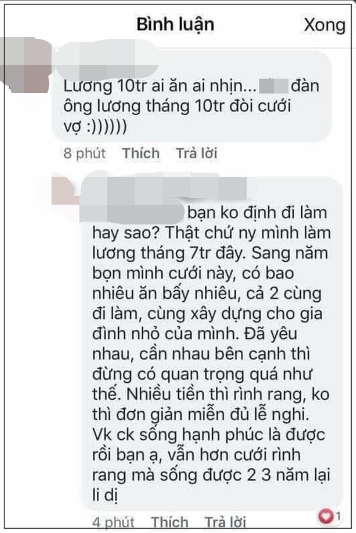 'Lương 10 triệu có nên lấy vợ?' - Câu hỏi gây tranh cãi nhất MXH những ngày này Ảnh 1