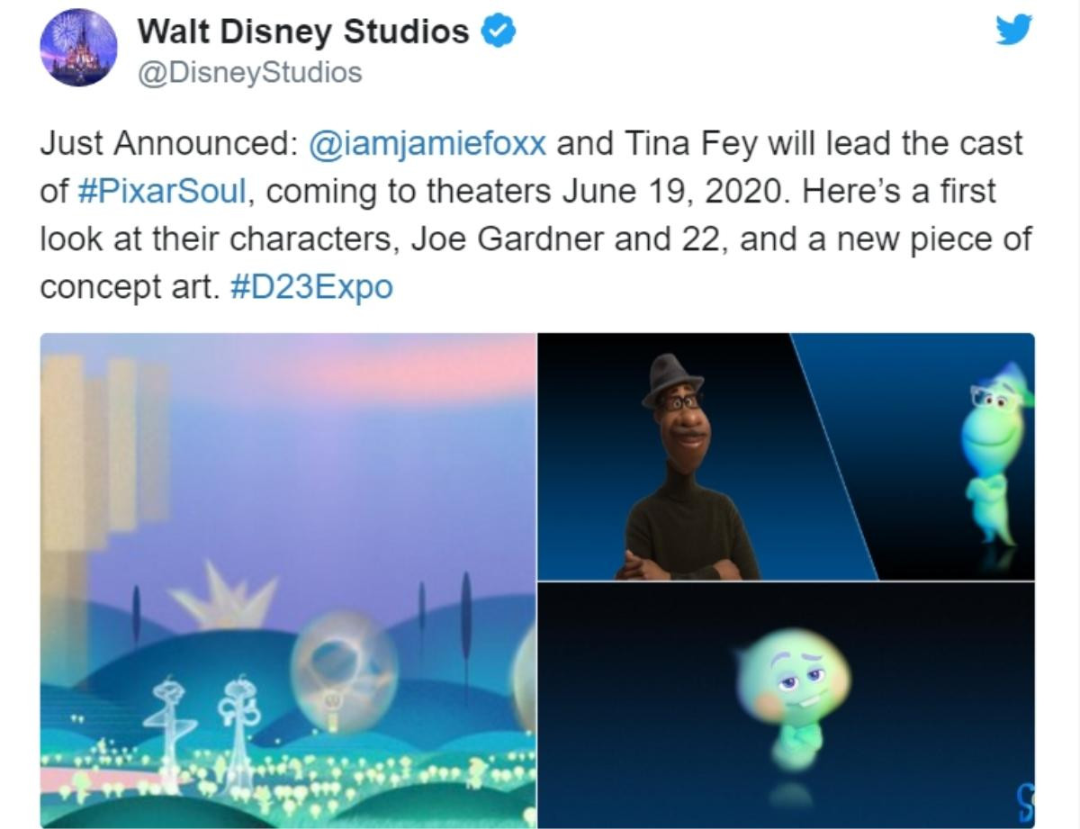 Lộ diện dàn cast chính cho phim hoạt hình 'Soul' của Pixar: Tina Fey, Jamie Foxx và Daveed Diggs Ảnh 3