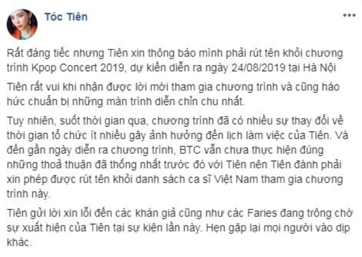 Vpop tuần qua: Noo, Tóc Tiên đồng loạt thông báo hủy show, Jack & K-ICM đạt thành tích mới Ảnh 1