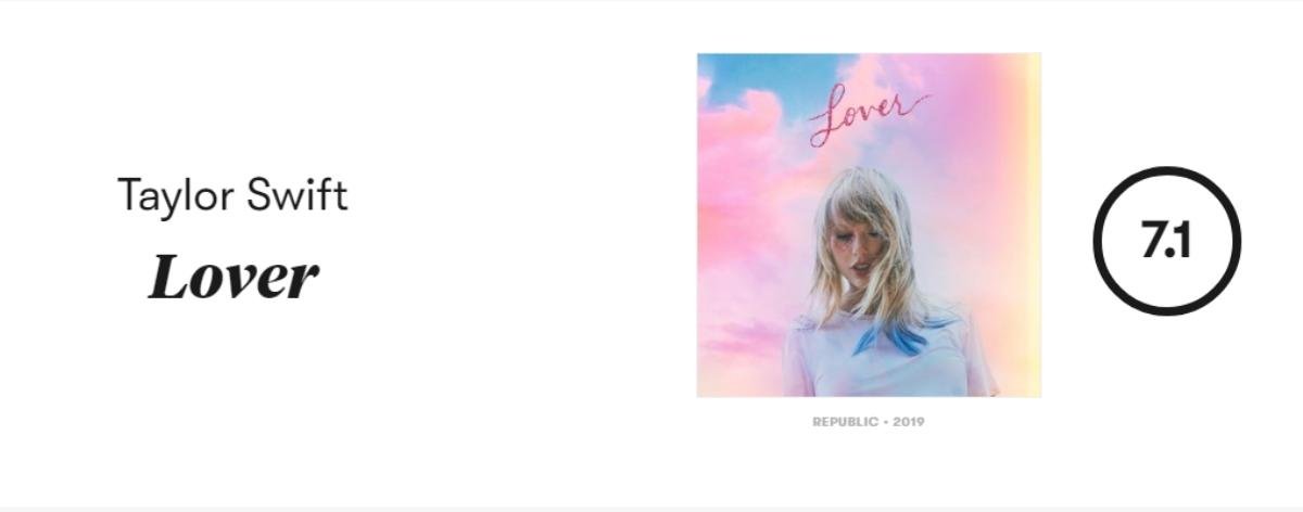 Pitchfork chấm điểm cho album Lover của Taylor Swift: Người hâm mộ bất ngờ về con số này Ảnh 2