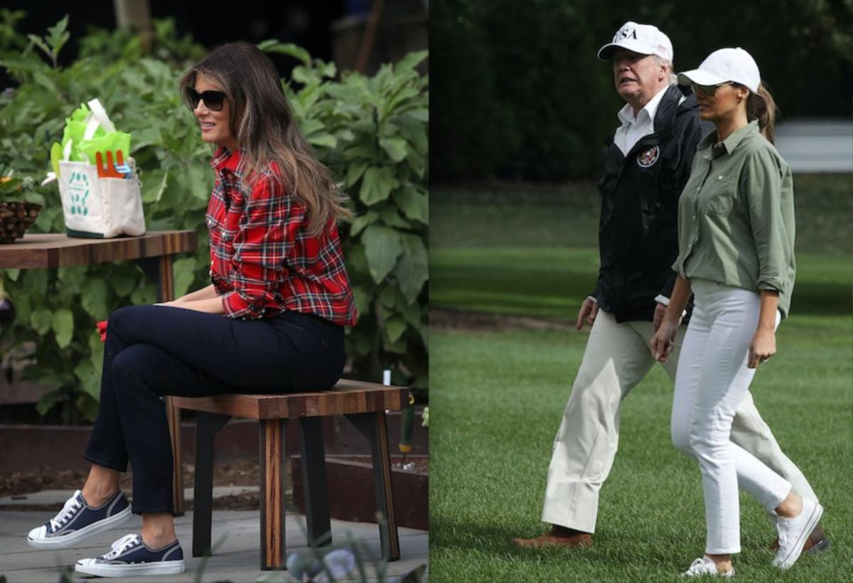 Giật mình với những item thời trang bình dân của đệ nhất phu nhân Melania Trump Ảnh 6