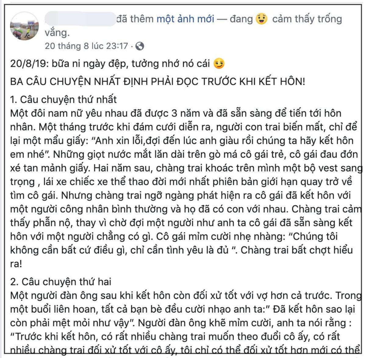 Sau nhiều ngày im lặng, cô gái đòi bạn trai dẫn đi châu Âu đã mở lại Facebook, bày tỏ quan điểm: 'Các câu hỏi của em chỉ là phép thử' Ảnh 2