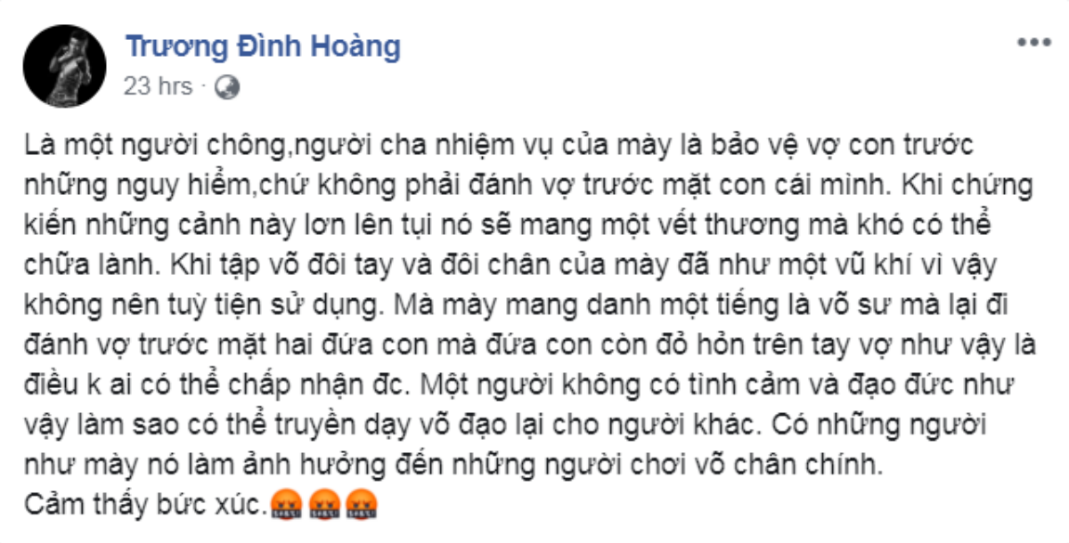 Quá bức xúc, võ sư của môn phái Bình Định Gia công khai thách đấu 'võ sư đánh vợ' Nguyễn Xuân Vinh Ảnh 4