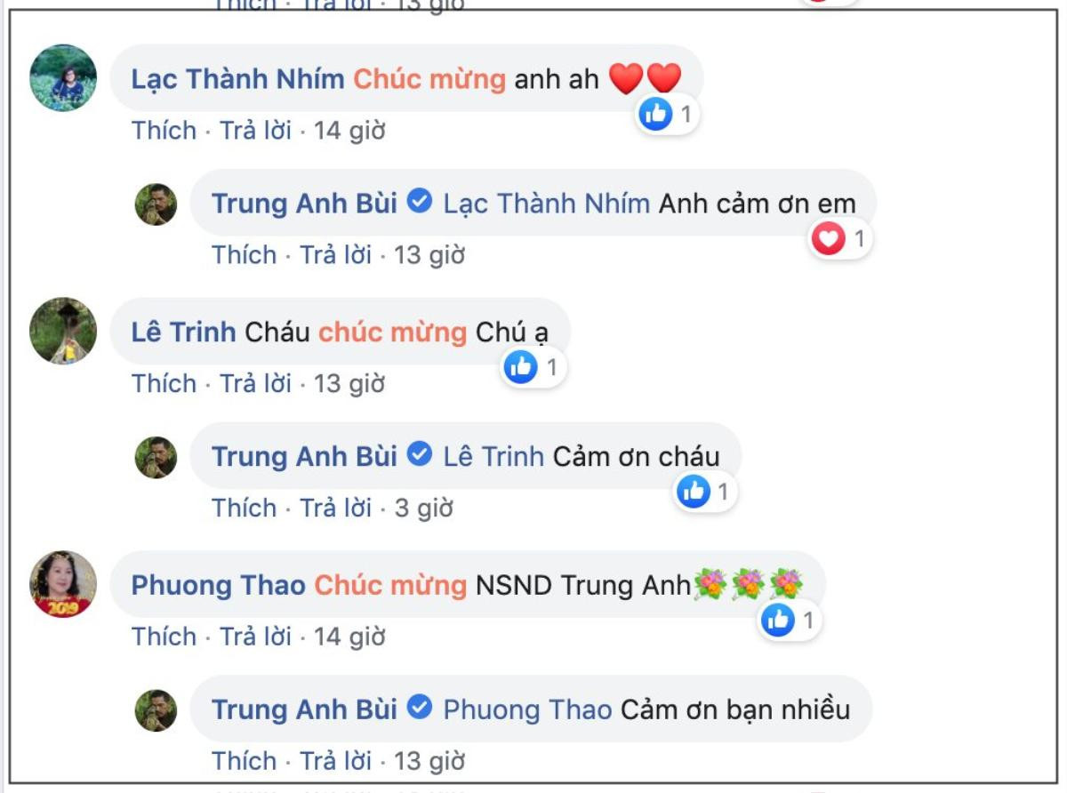 NSND Trung Anh tự hào khoe lẵng hoa của Bảo Thanh trước ngày nhận danh hiệu cao quý Ảnh 3