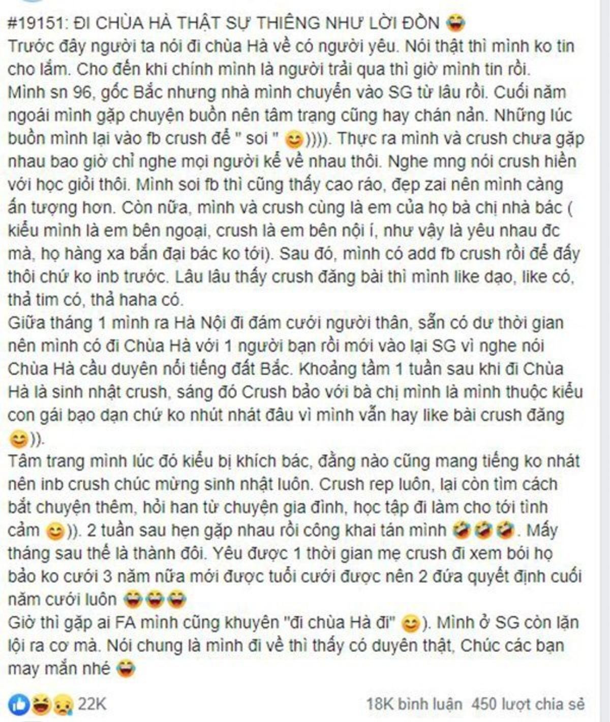 Cô gái lặn lội từ Sài Gòn ra Hà Nội cầu duyên tại chùa Hà và cái kết bất ngờ với crush lâu năm Ảnh 2