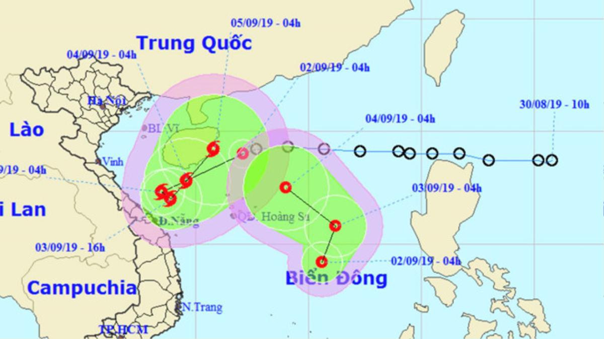 Xuất hiện 2 áp thấp nhiệt đới cùng lúc trên Biển Đông Ảnh 1