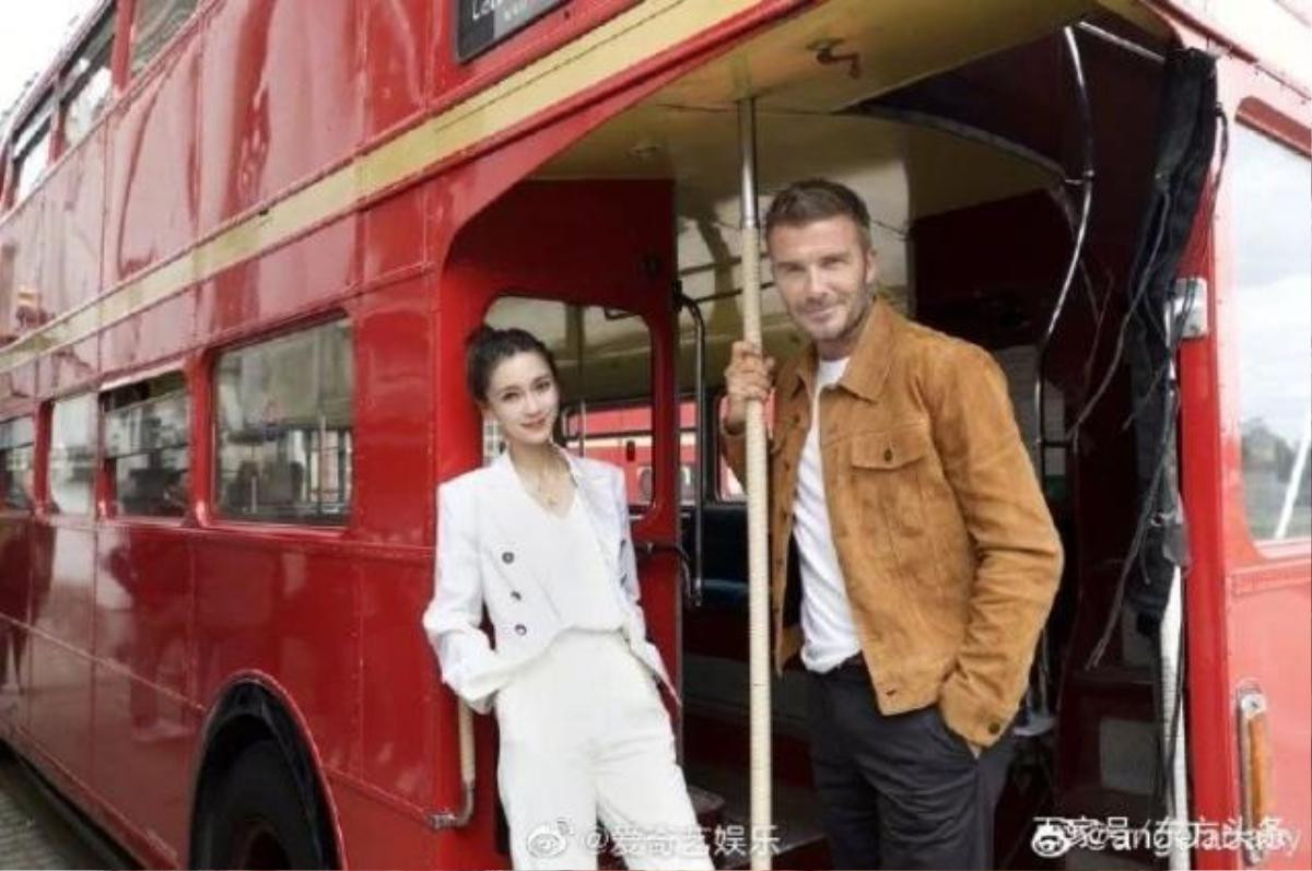 Hình ảnh Angelababy chụp cùng David Beckham đứng vị trí đầu bảng hot-search Ảnh 2