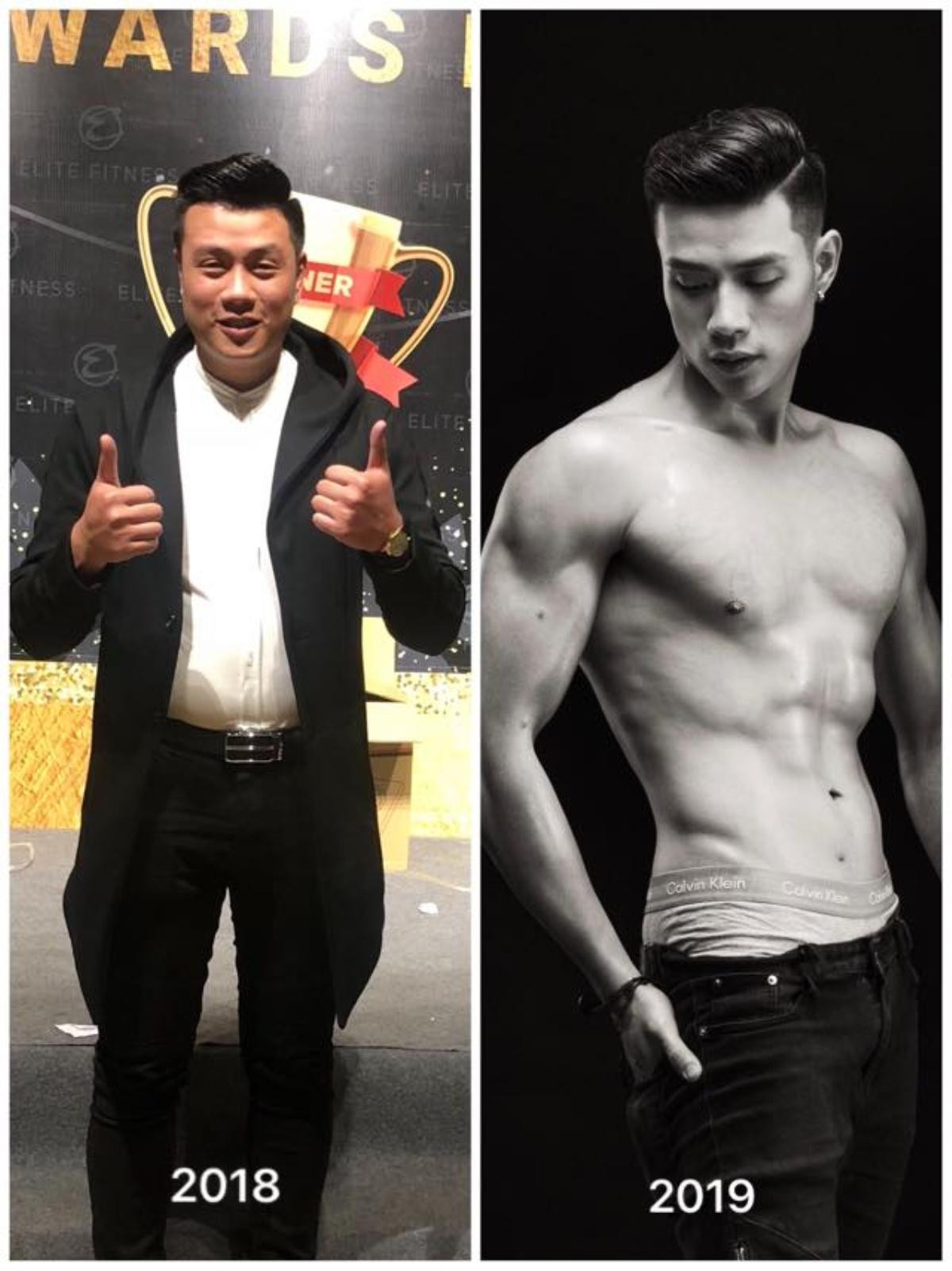 Hành trình giảm 25 kg từ anh bụng phệ đến nam thần 6 múi của thí sinh Mister Việt Nam 2019 Ảnh 2