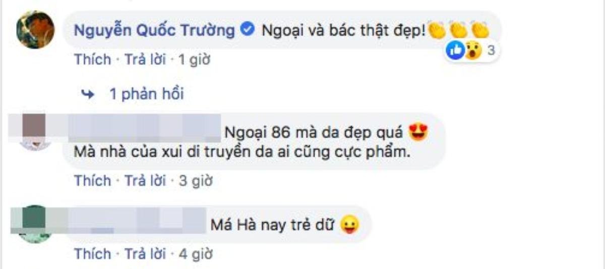 Khoe ảnh bà ngoại U90 trẻ trung, Midu nhận 'mưa lời khen' từ Quốc Trường và cộng đồng mạng Ảnh 4