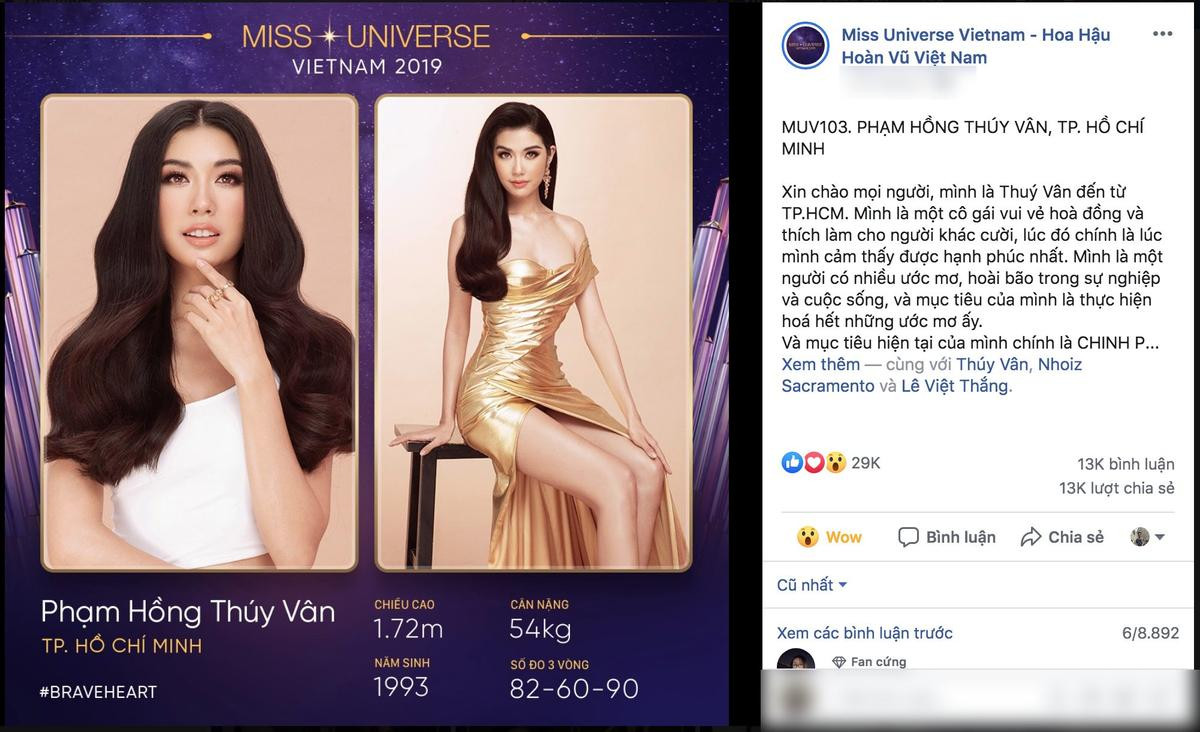 Xuất hiện thí sinh 'hack vote' Miss Universe Vietnam 2019, đẩy Thúy Vân xuống #2 bình chọn? Ảnh 2