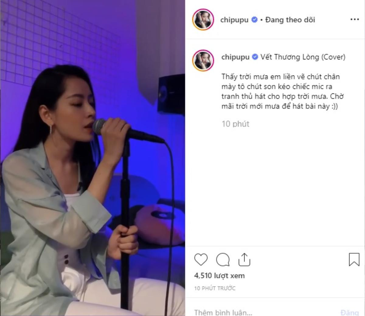 Nghe Chi Pu cover ca khúc nhạc Hoa lời Việt mới thấy: Nàng chỉ nên… thuộc về ballad Ảnh 1