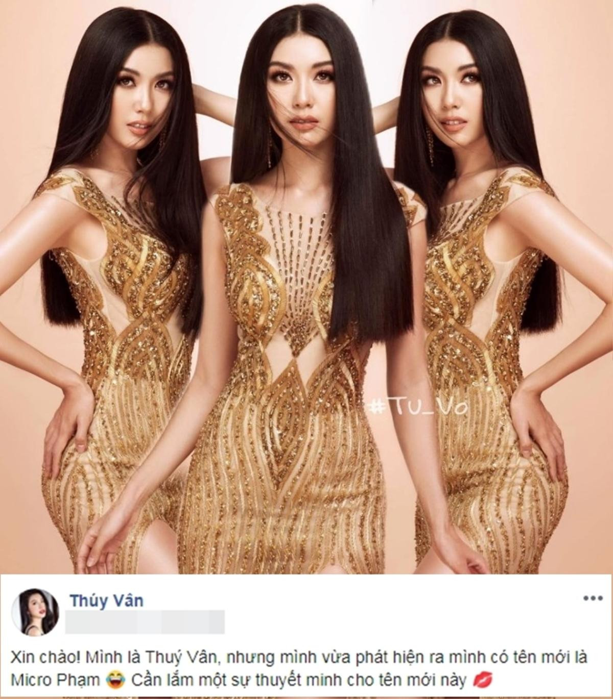 Thúy Vân bất ngờ có tên mới Micro Phạm, tiết lộ đối thủ mạnh nhất ở Miss Universe Vietnam Ảnh 3