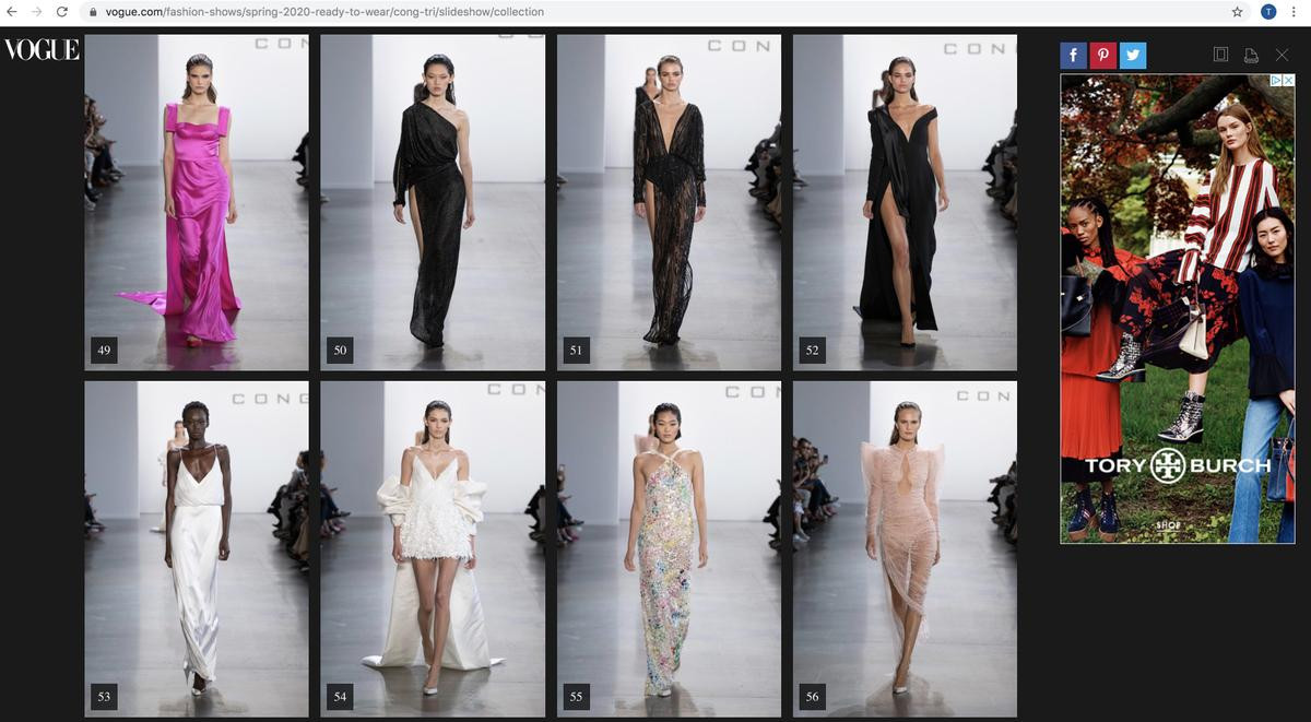 BST của Công Trí vào danh sách những thiết kế đẹp nổi bật của NYFW 2020, được Vogue, ,Harper Bazaar Mỹ vinh danh Ảnh 3