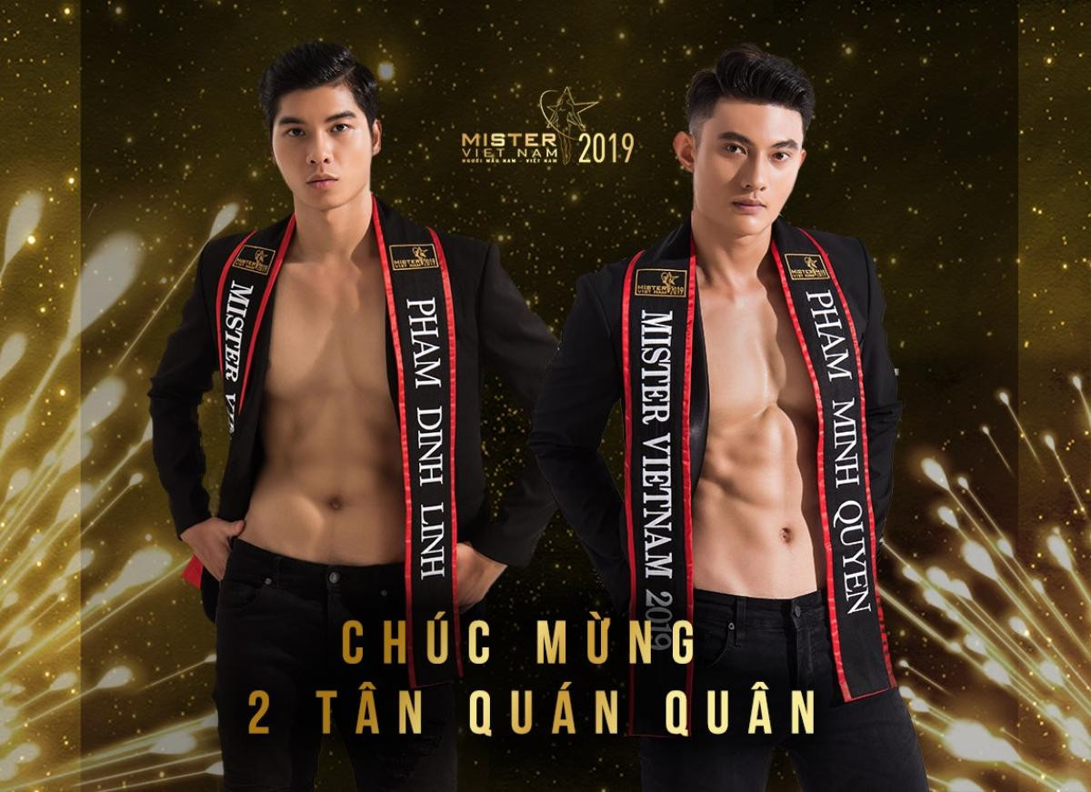 Soi body 2 Quán quân Mister Vietnam 2019 vừa đăng quang: Phạm Đình Lĩnh - Phạm Minh Quyền Ảnh 1