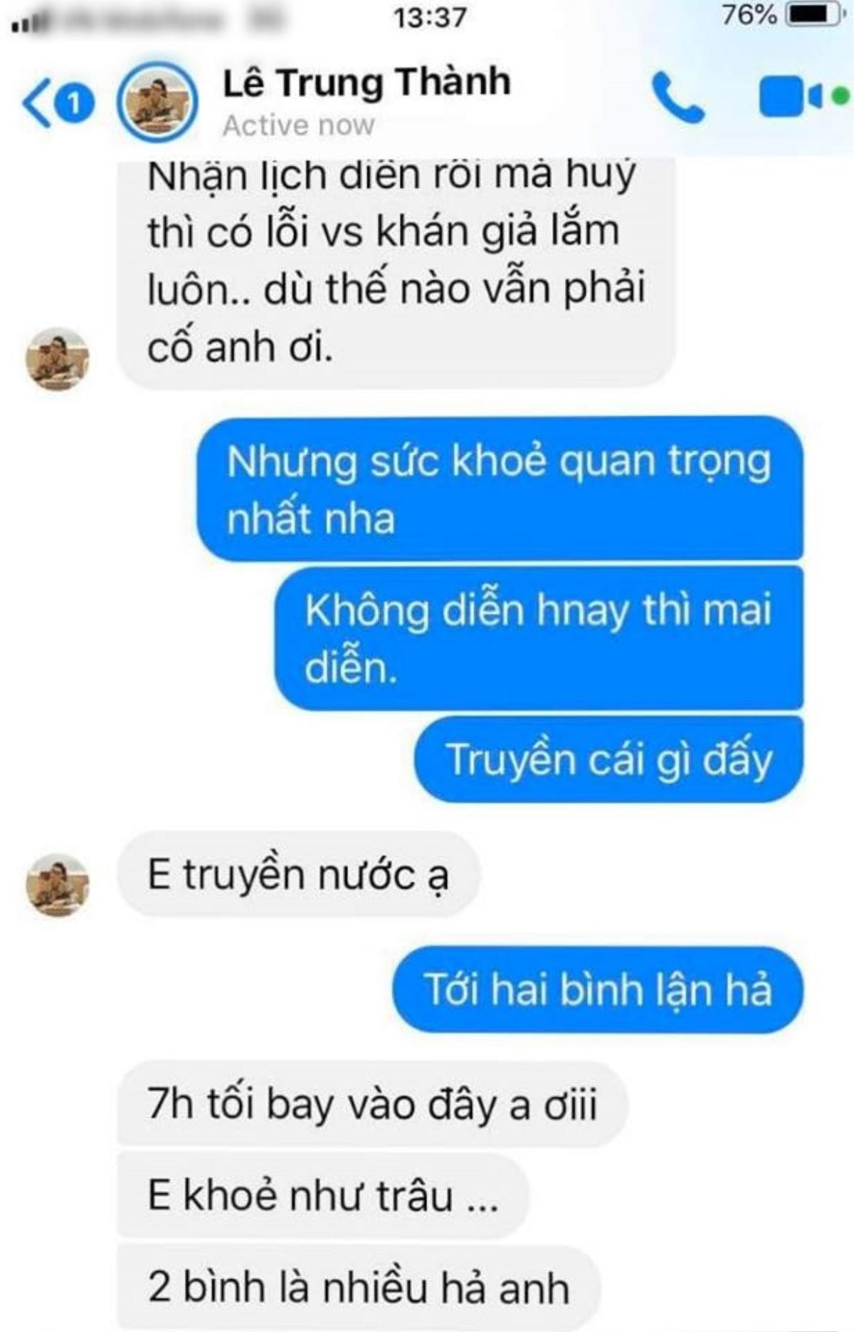 Cư dân mạng xót xa khoảnh khắc: Erik nhập viện truyền nước nhưng quyết không huỷ show Ảnh 2