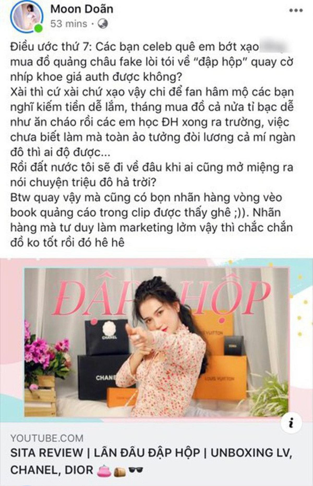 Sĩ Thanh vào tận store check túi để khẳng định không dùng hàng fake, ai ngờ cô nàng lại bị cộng đồng mạng 'phản pháo' thế này Ảnh 1