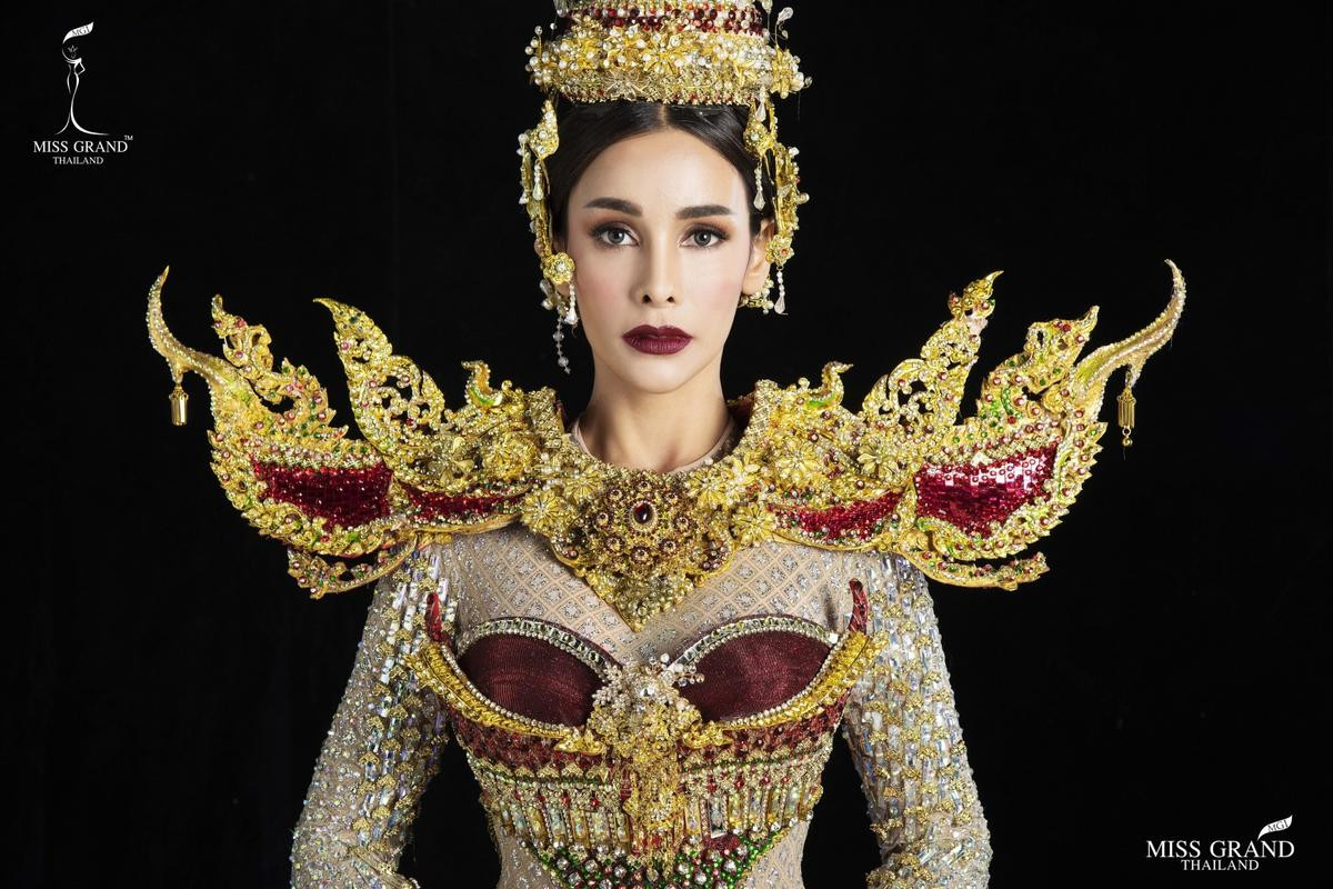 Cận cảnh National Costume của Miss Grand Thailand 2019: Cơ hội nào cho Kiều Loan với áo dài? Ảnh 6