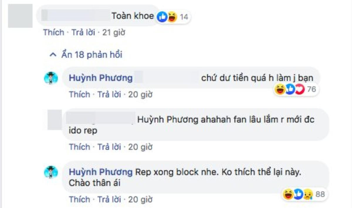 Bị anti-fan 'đá xoáy' clip khoe quà tặng Sĩ Thanh, Huỳnh Phương đanh thép đáp: 'Dư tiền quá, giờ làm gì?' Ảnh 3