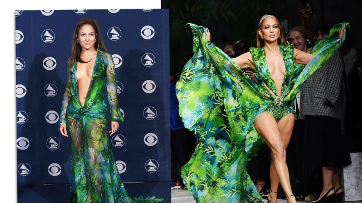 Jennifer Lopez kết màn cho show Versace trong chiếc váy kinh điển từng làm náo loạn làng thời trang Ảnh 2