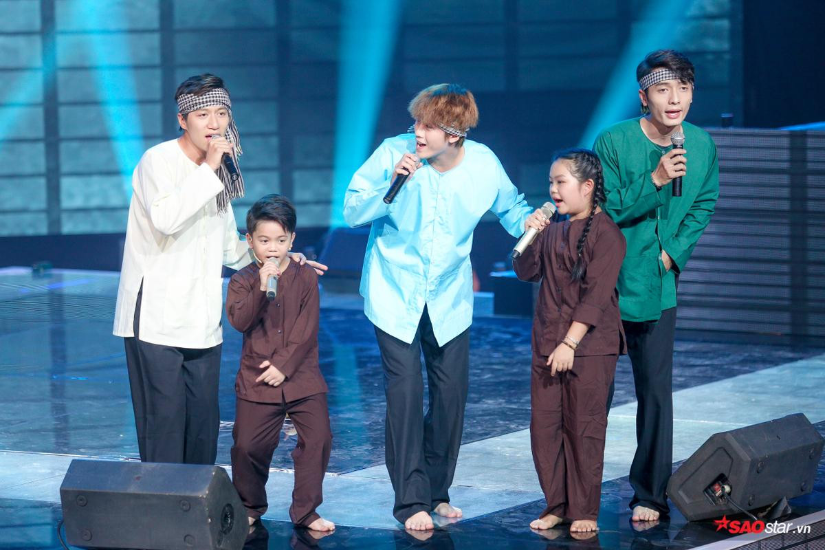 Minh Châu tỏa sáng cùng The Wings, Minh Tâm bản lĩnh một mình 'cân cả' sân khấu The Voice Kids Ảnh 3