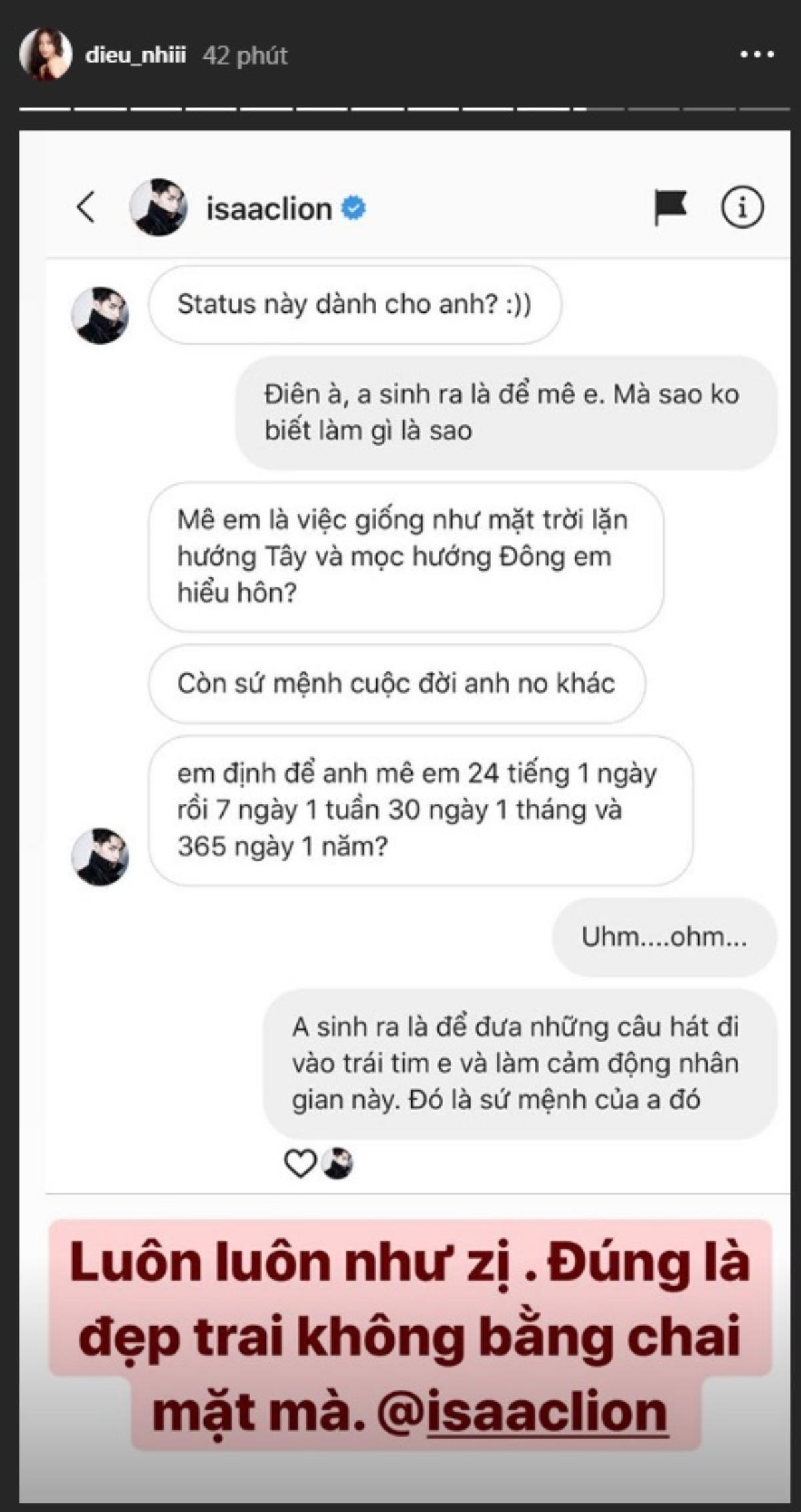 'Cười ngất' với lời tuyên bố 'sứ mệnh cuộc đời' của Diệu Nhi dành cho Isaac Ảnh 2