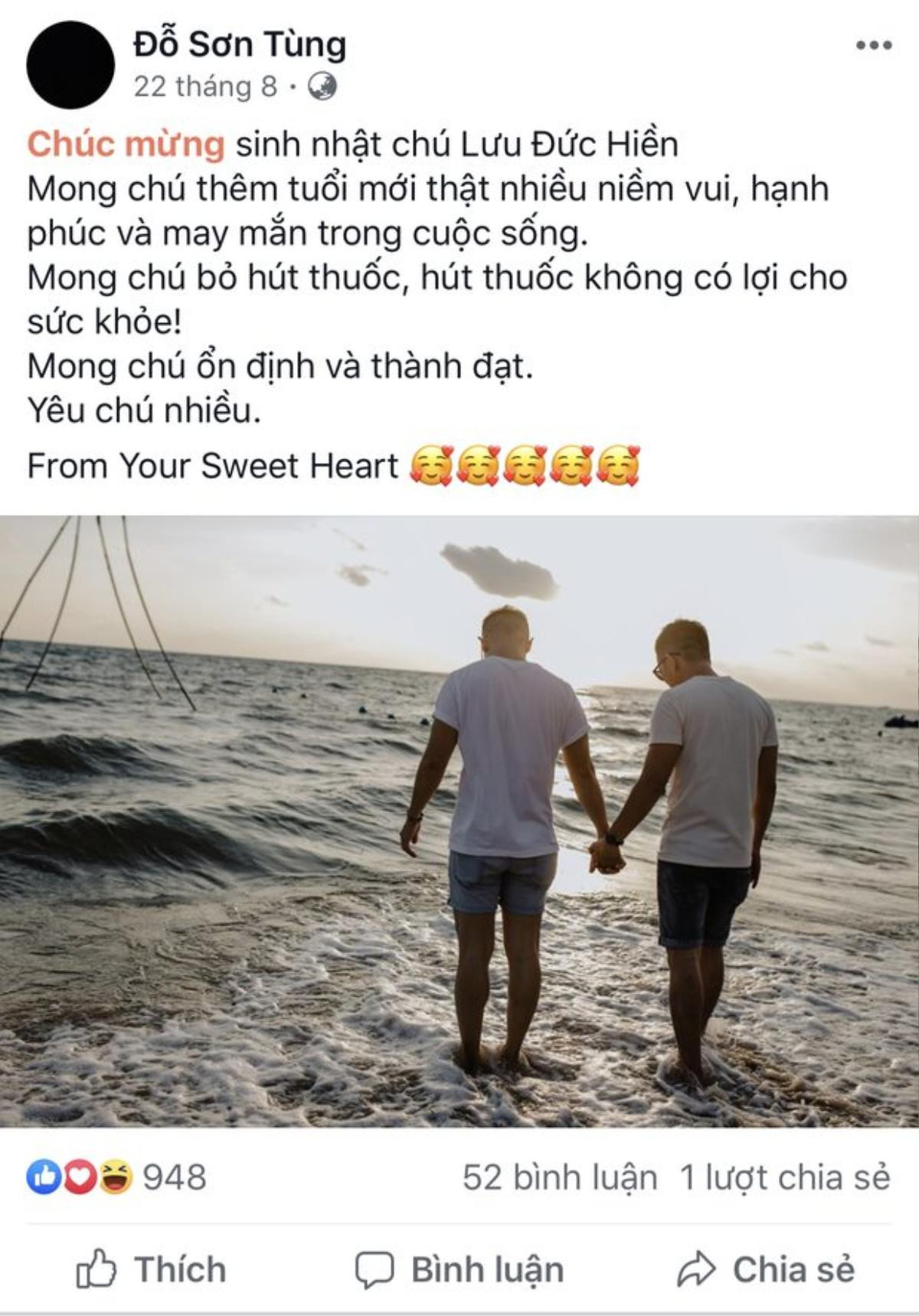 Nhìn lại khoảnh khắc đẹp cùng loạt câu nói ngôn tình của cặp đôi LGBT Đức Hiền - Sơn Tùng Ảnh 15