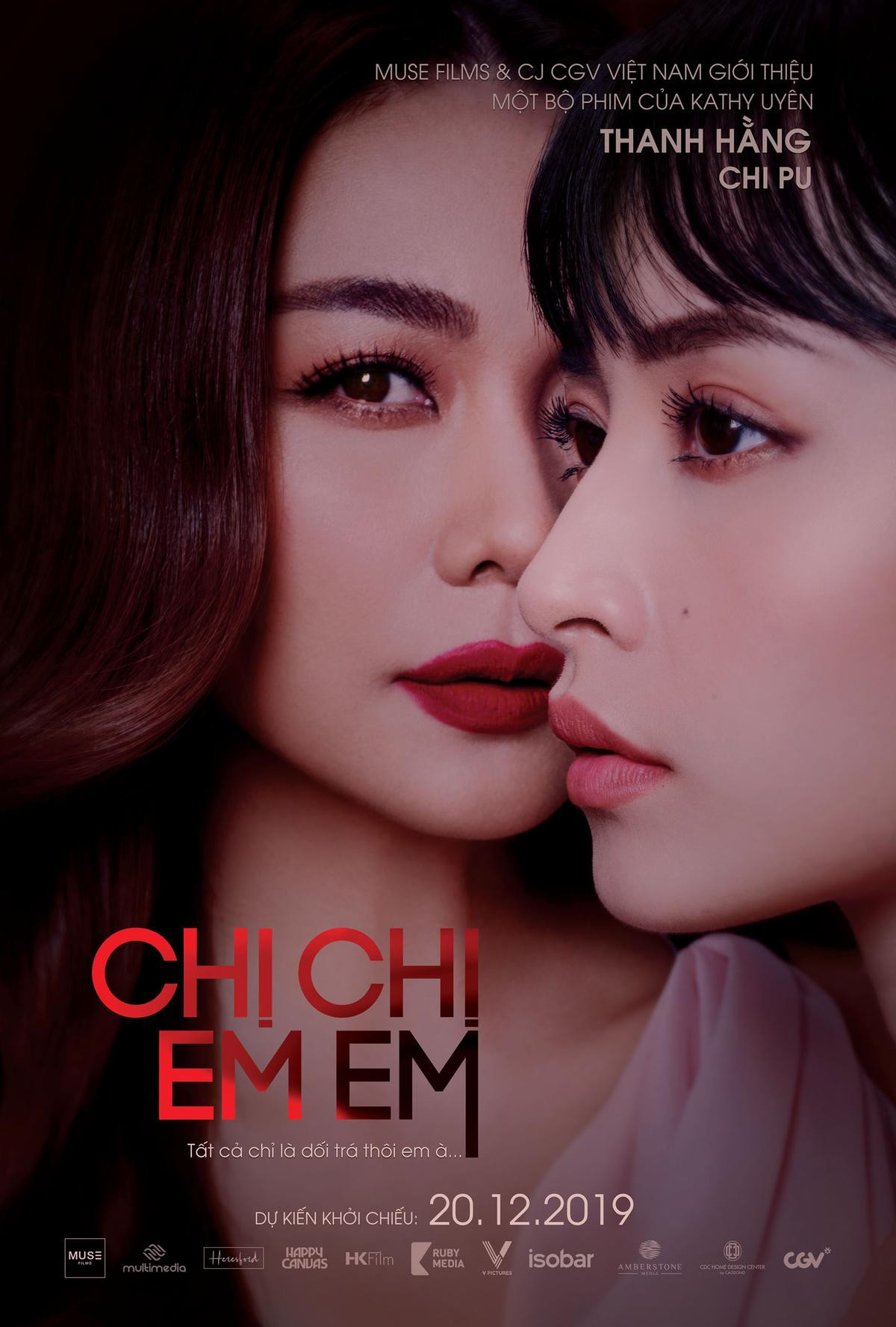 'Chị chị em em' tung trailer ma mị: Thanh Hằng - Lãnh Thanh đóng cảnh nóng táo bạo, Chi Pu làm 'tiểu tam' cướp chồng chị? Ảnh 1