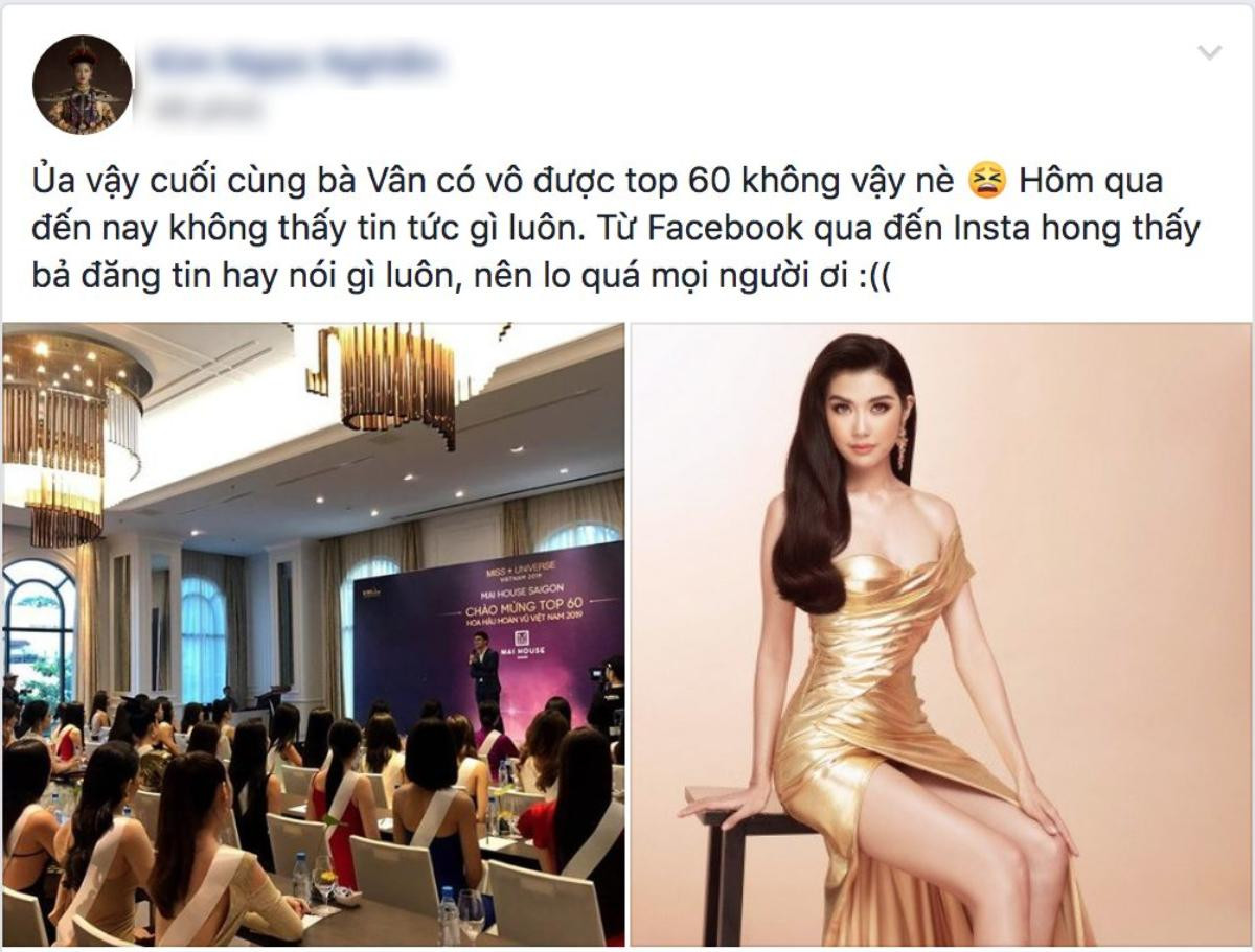 Bất ngờ với phản ứng của fan trước thông tin Á hậu Thúy Vân bị loại khỏi Top 60 Miss Universe Vietnam 2019 Ảnh 1