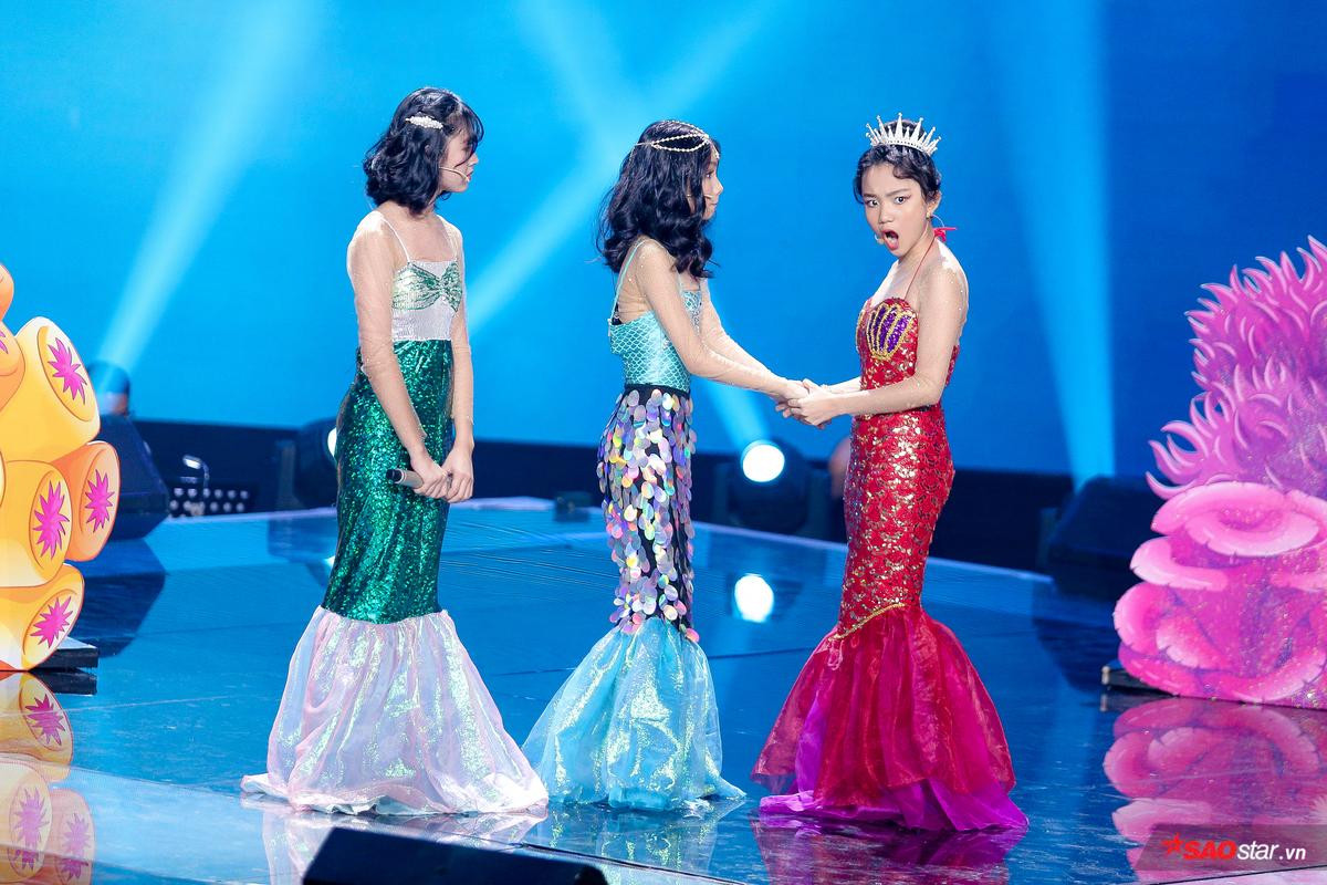 Không hát dân ca, Quỳnh Anh diễn xuất sắc vai 'Nữ hoàng Biển cả': Viên ngọc sáng của The Voice Kids 2019 Ảnh 3