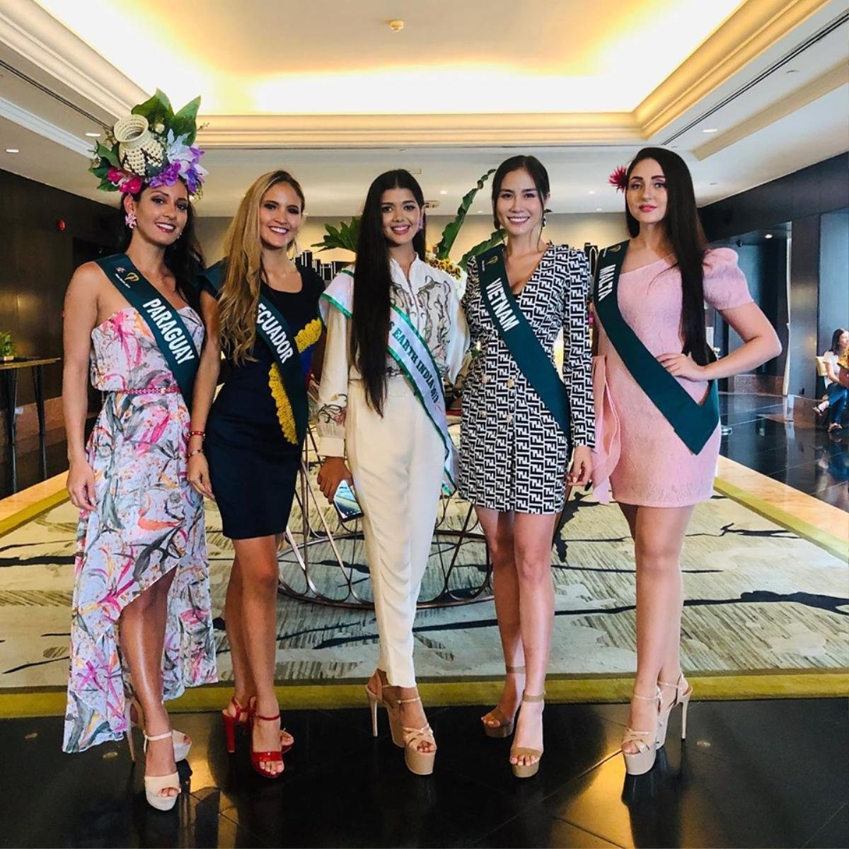 Vừa xuất hiện, Hoàng Hạnh chiếm trọn 'spotlight' tại Miss Earth 2019: Chiều cao, nhan sắc lấn át dàn đối thủ Ảnh 8