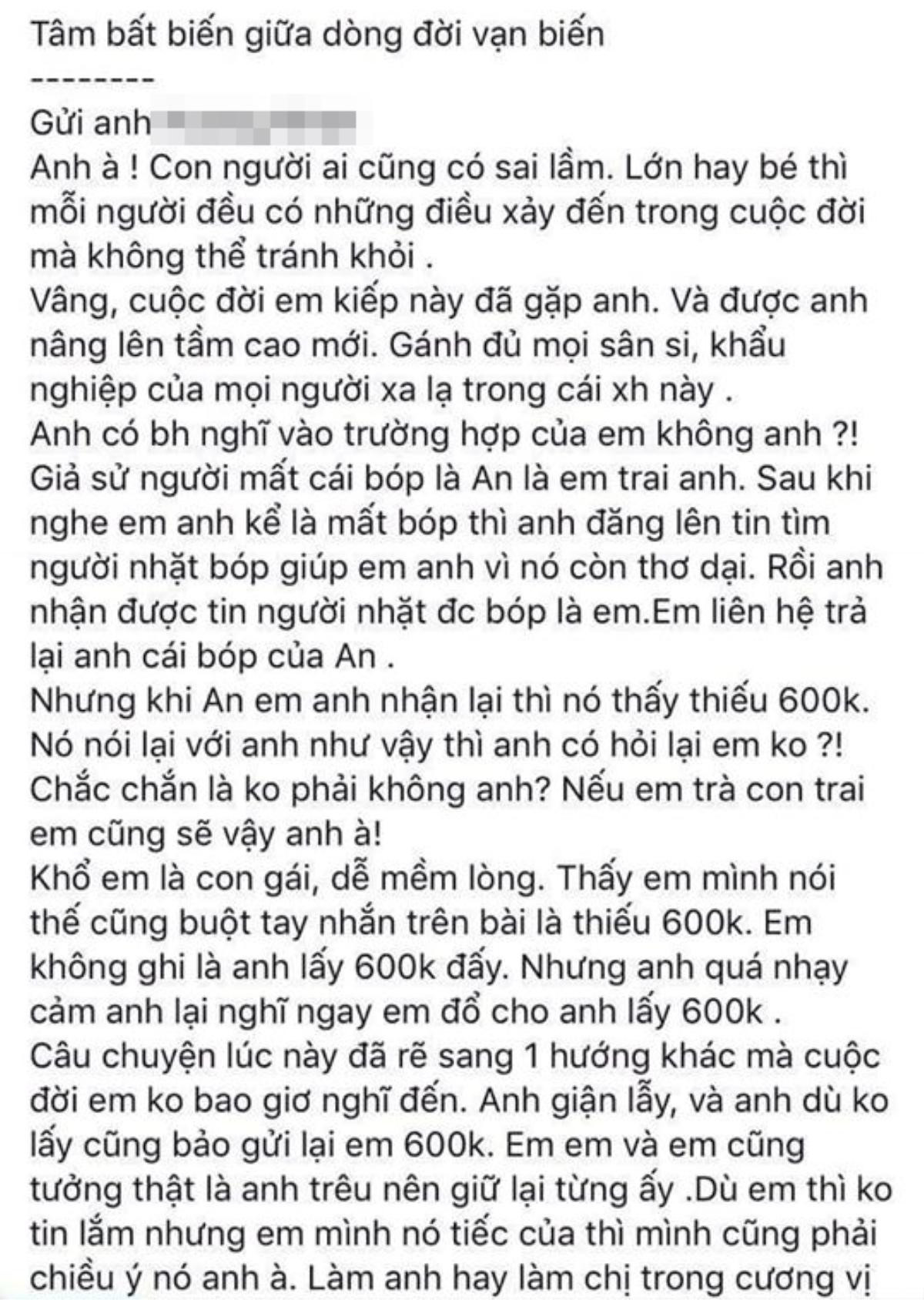 Làm ơn mắc oán: Nhận lại ví đánh rơi, cô gái không những không cảm ơn mà còn nói bị lấy mất 600k gây bức xúc Ảnh 8