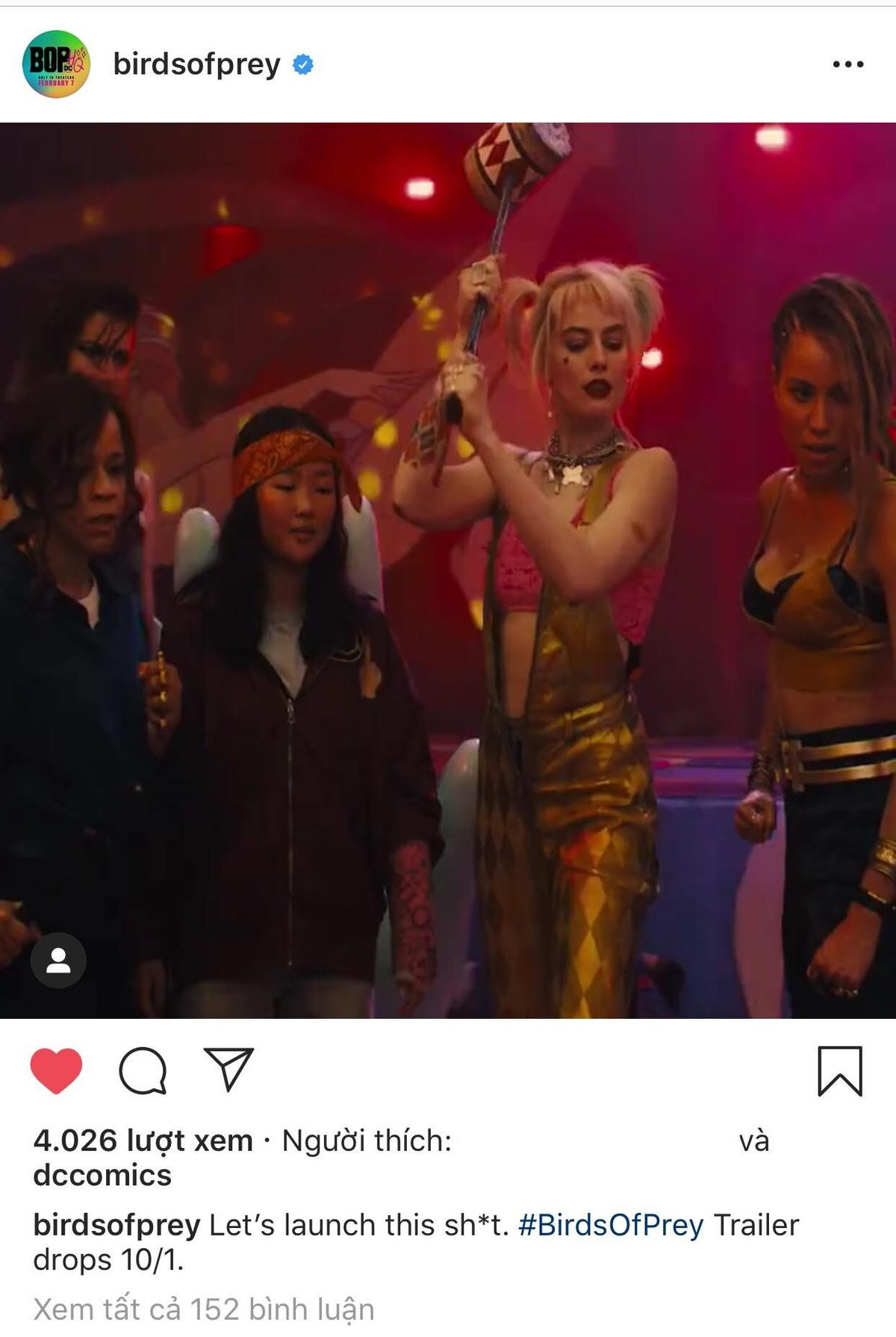 'Birds of Prey' tung loạt hình Harley Quinn ngổ ngáo bên thú nuôi linh cẩu, ấn định ngày tung trailer! Ảnh 7