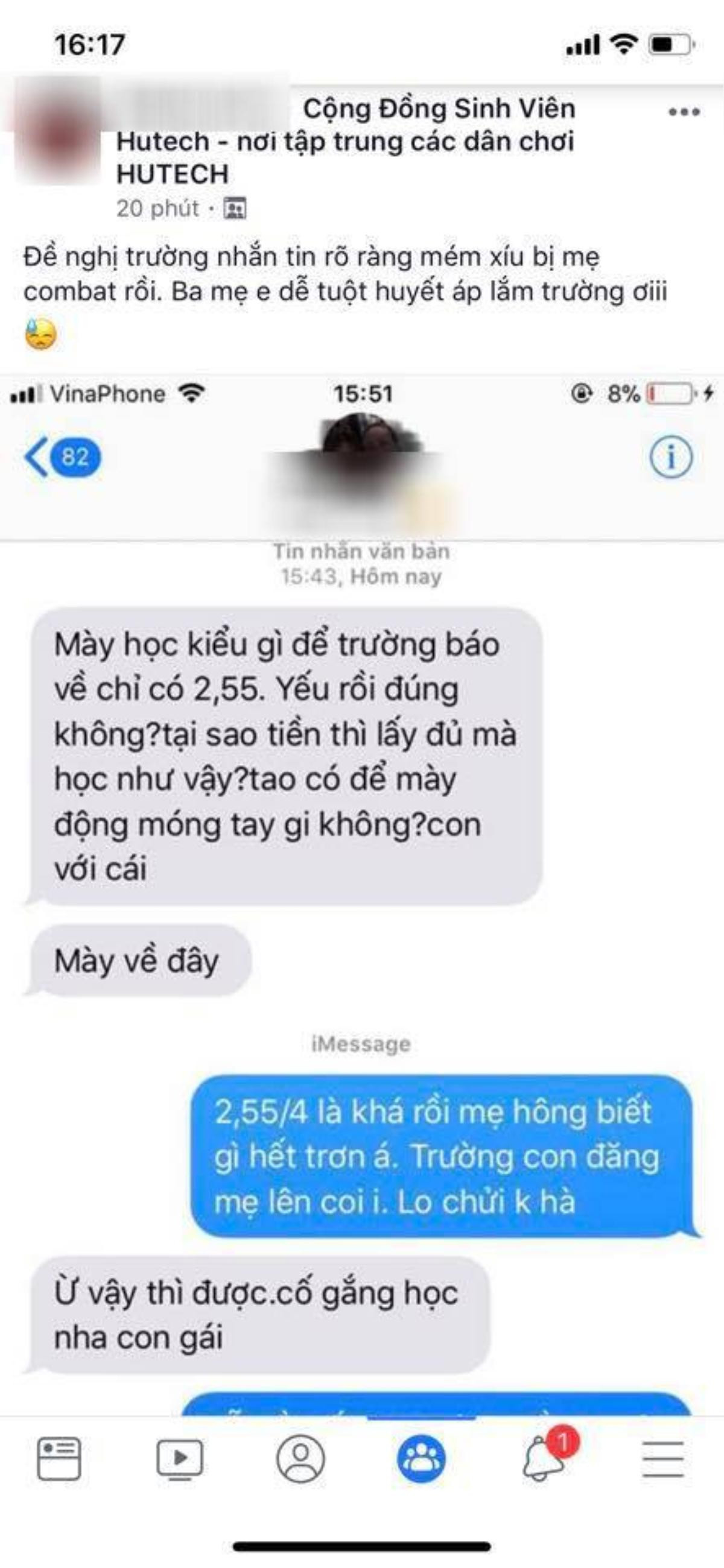 ĐH Công nghệ TP.HCM gửi tin nhắn thông báo bảng điểm khiến phụ huynh giận 'tím mặt', nhiều sinh viên bị mắng oan Ảnh 4