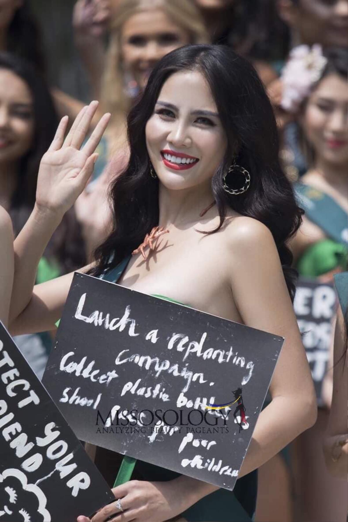 Missosology gọi tên Hoàng Hạnh vào Top 8 mỹ nhân nổi bật, chiếm spotlight nhất Miss Earth 2019 Ảnh 9