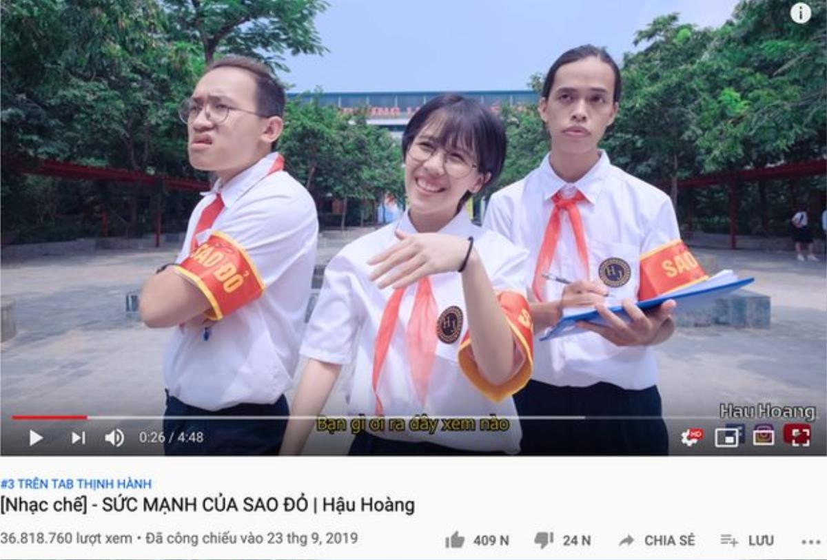 Hậu 'lột xác' ngoại hình, vlogger Hậu Hoàng chứng minh 'sức nóng' không tưởng với clip hơn 36 triệu view sau 1 tuần ra mắt Ảnh 1