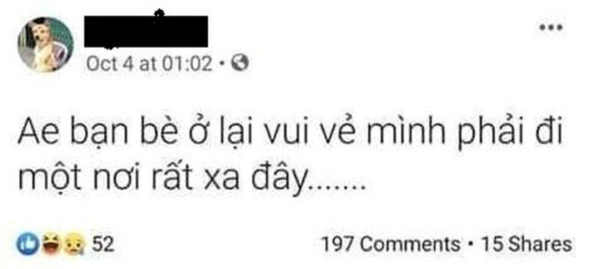 Nghi phạm viết trên Facebook: 'Anh em bạn bè ở lại vui vẻ, mình phải đi một nơi rất xa' trước khi truy sát bố mẹ người yêu Ảnh 2