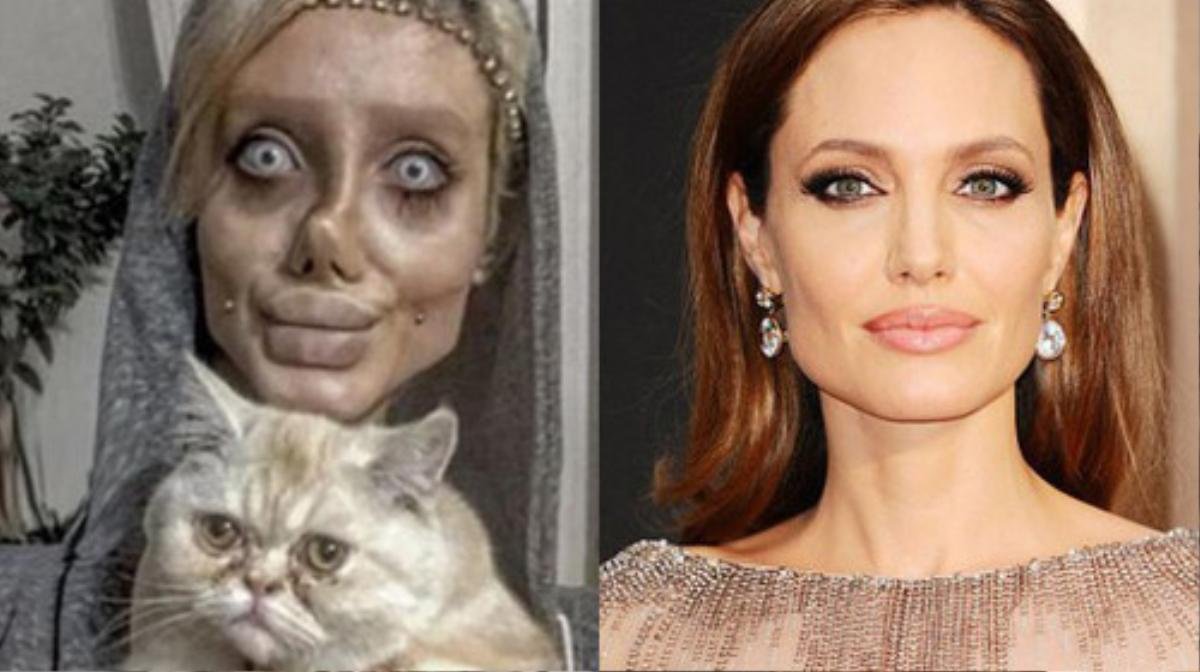 Cô gái 'xác sống' giống Angelina Jolie bị bắt Ảnh 1