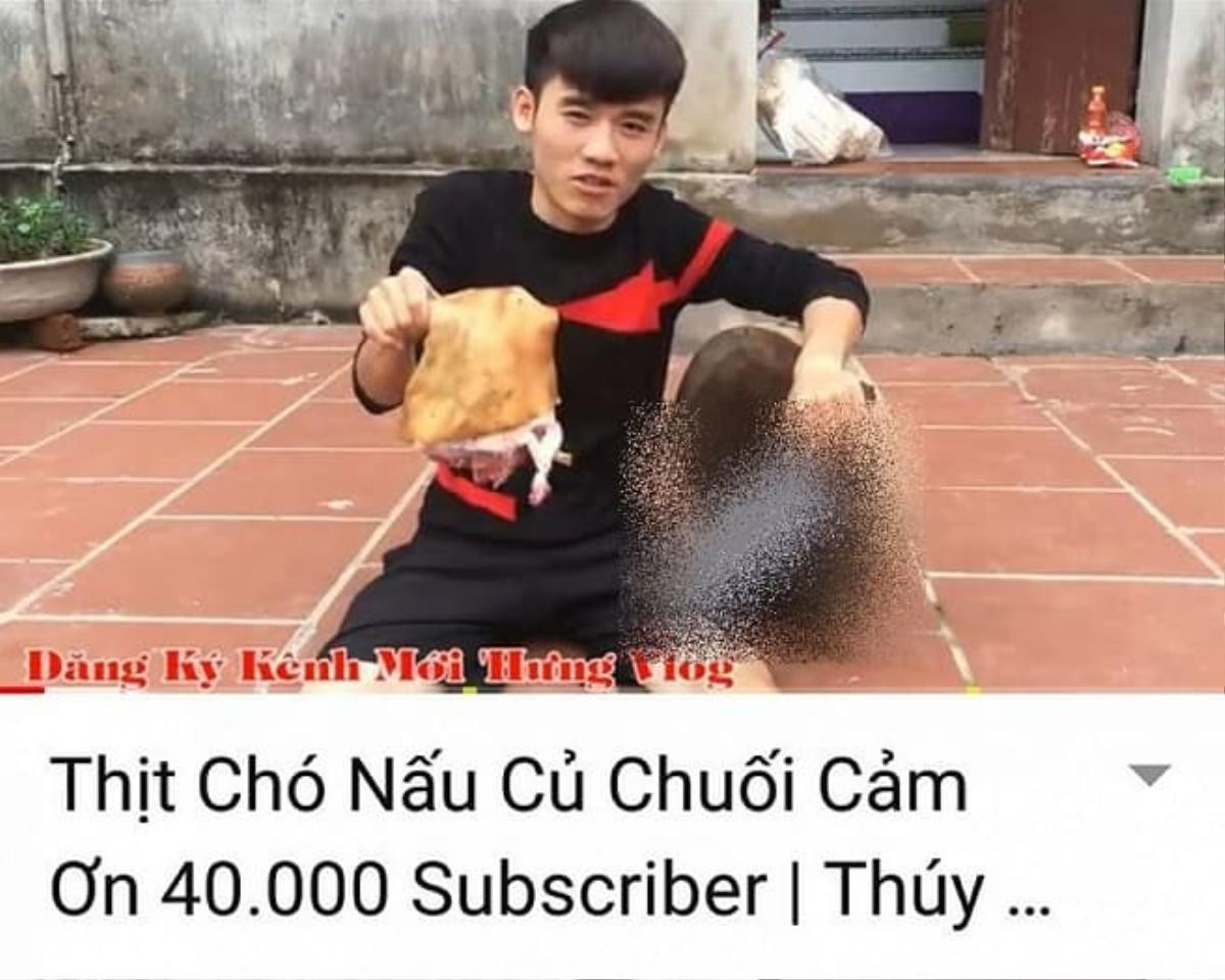 Con trai bà Tân Vlog bị cộng đồng mạng kêu gọi tẩy chay vì đăng tải clip làm thịt chó Ảnh 1