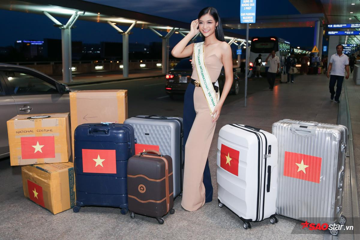 Đàn em bay 40 tiếng, H'Hen Niê lo lắng, chúc Kiều Loan tỏa sáng tại Miss Grand Int' 2019 Ảnh 6