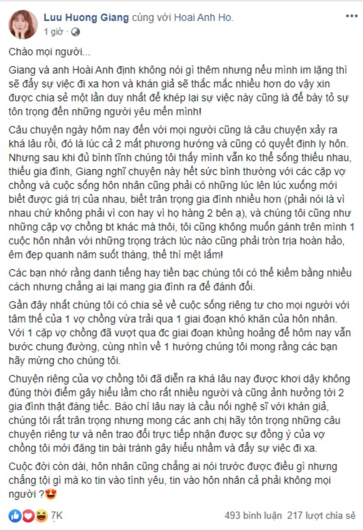 Tóc Tiên, Đông Nhi cùng dàn sao Việt gửi lời động viên, tin tưởng vợ chồng Lưu Hương Giang trước tâm bão Ảnh 2