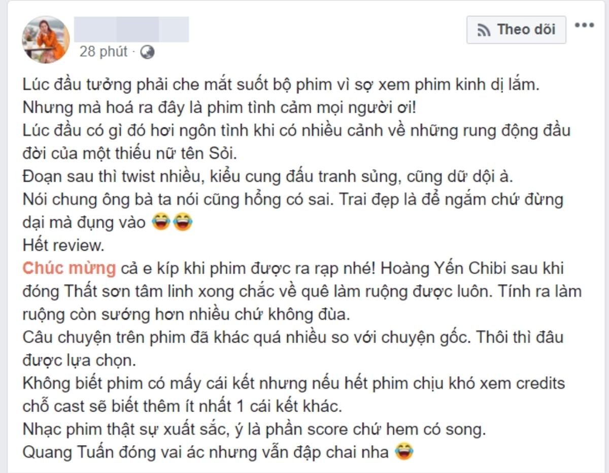 Phản ứng của khán giả sau khi xem 'Thất Sơn tâm linh': Ngợi khen dàn diễn viên, tranh cãi nội dung bị cắt Ảnh 4